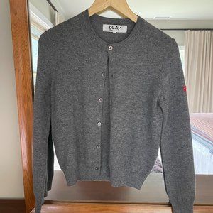 Comme des Garçons PLAY Women's Heart Wool Cardigan
